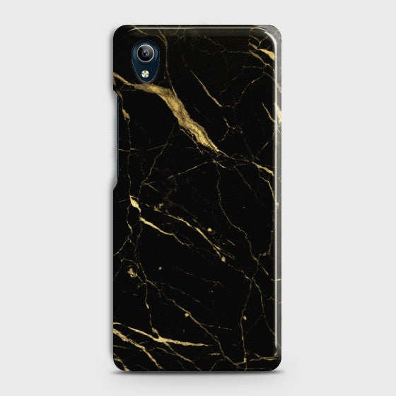 VIVO Y90 Classic Golden Black Marble Case