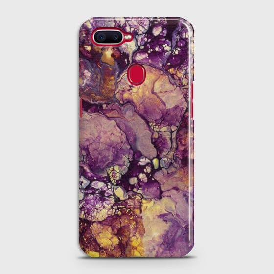 OPPO A5s Purple Agate Marble Case