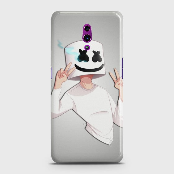 OPPO RENO Marshmello Face Premium Printed Hard Case CS-14724 CS-30163