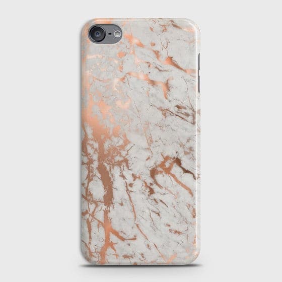 IPOD TOUCH 7 Chic Rose Gold Chrome Style Print Case