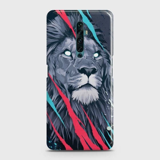 OPPO RENO 2F Abstract Animated Lion Case