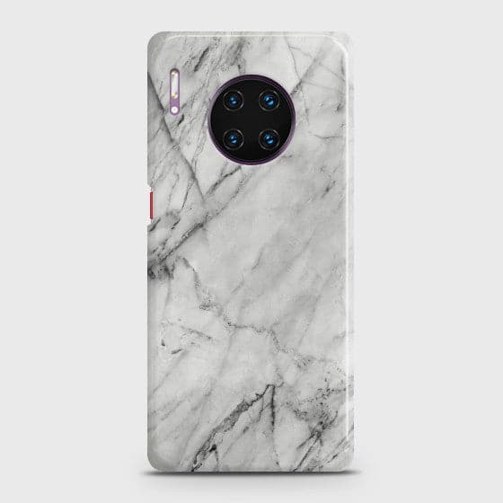 Huawei Mate 30 Pro Realistic White Marble Case