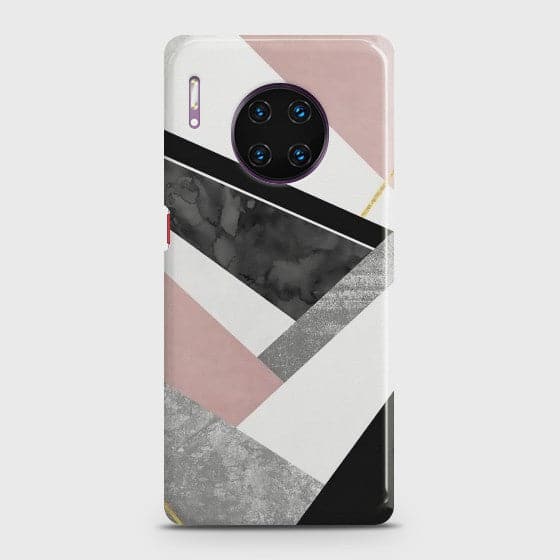 Huawei Mate 30 Pro Geometric Luxe Marble Case