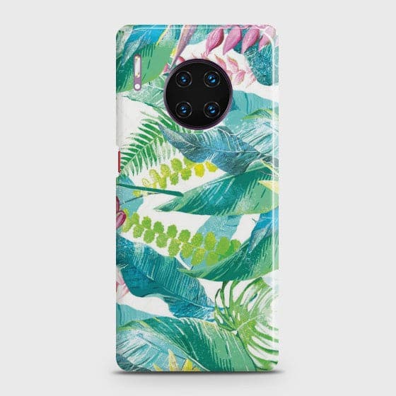 Huawei Mate 30 Pro Retro Palm Leaves Case