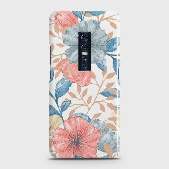 VIVO V17 PRO Seamless Flower Premium Printed hard Case CS-15784 CS-30112