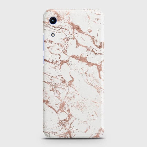 HUAWEI HONOR 8A Chick RoseGold Marble Case