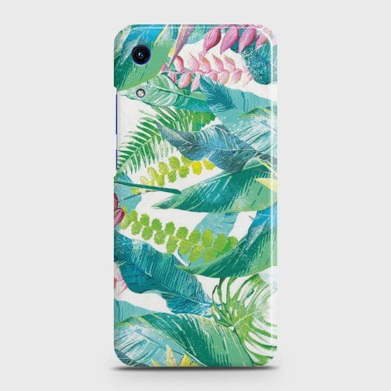 HUAWEI HONOR 8A Retro Palm Leaves Case