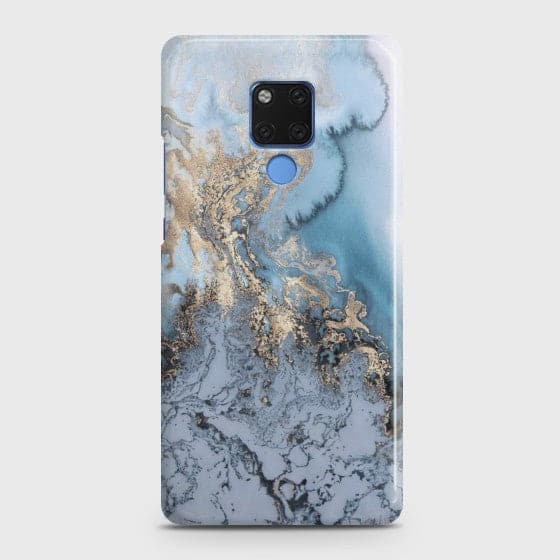 HUAWEI MATE 20 Golden Blue Marble Case