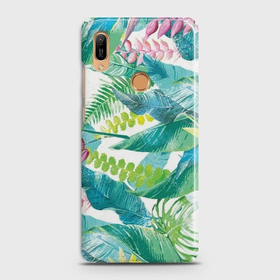 HUAWEI HONOR 8A PRO Retro Palm Leaves Case