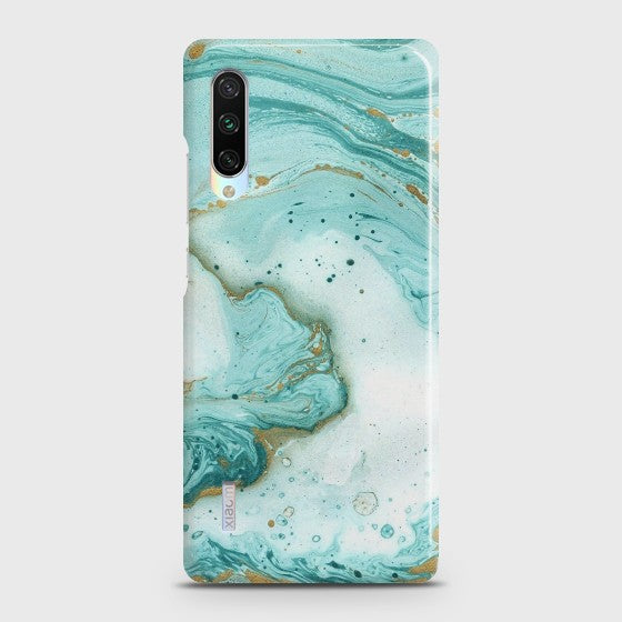 XIAOMI MI CC9 Aqua Blue Marble Case
