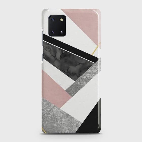 Galaxy Note 10 Lite Geometric Luxe Marble Case