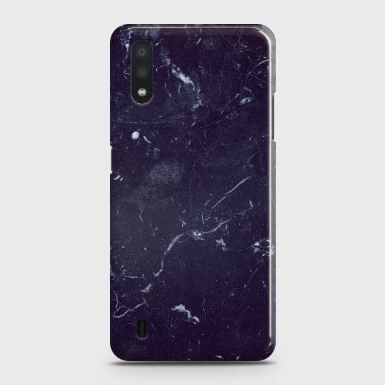 Samsung Galaxy A01 Royal Blue Marble Premium Printed Hard Case CS-28090 CS-30338