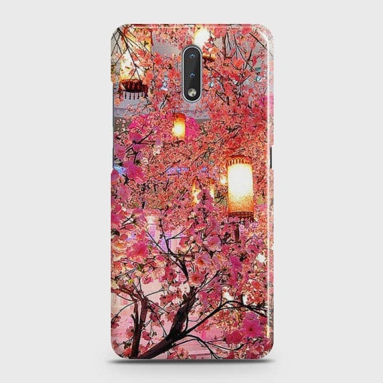 Nokia 2.3 Pink blossoms Lanterns Case