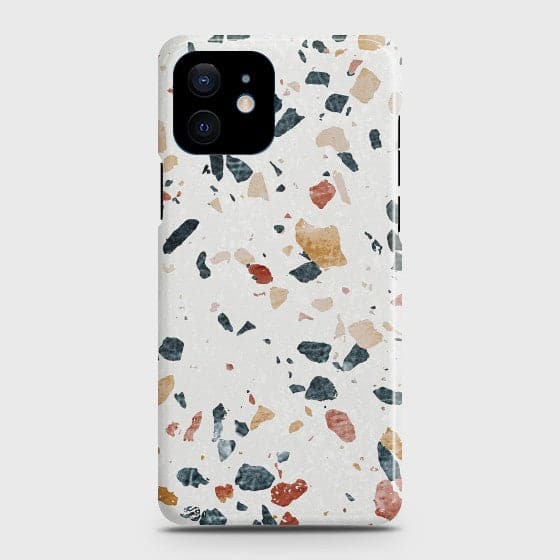 iPhone 12 Mini Stone Marble White Case