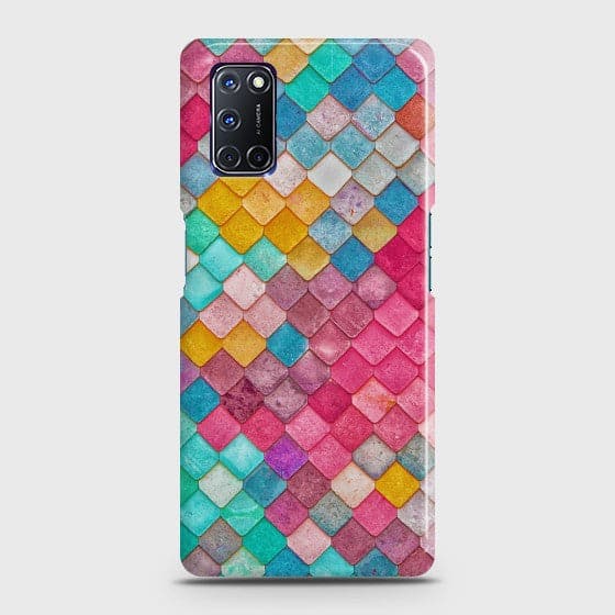 OPPO A72 Colorful Mermaid Scales Case