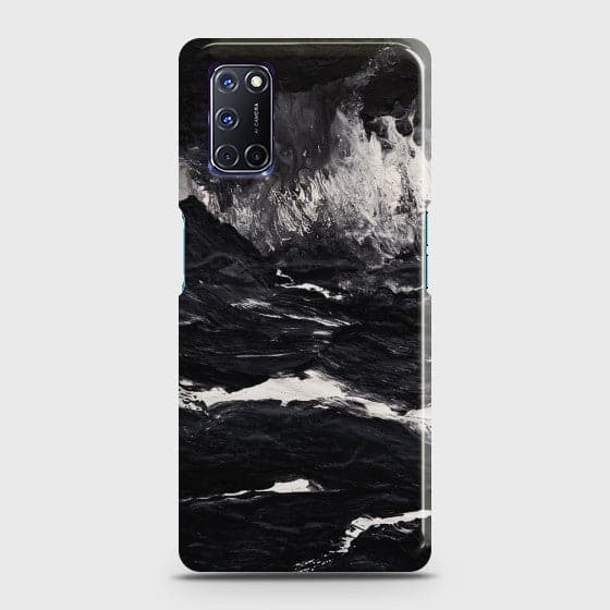 OPPO A72 Black Marble Case