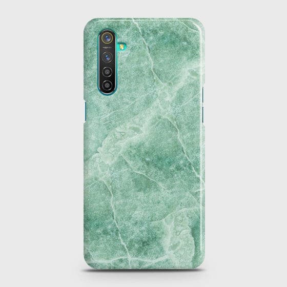 Realme 6 Mint Green Marble Case