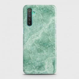 Realme 6 Pro Mint Green Marble Case