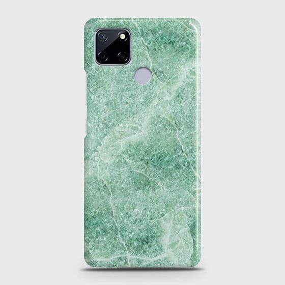Realme C12 Mint Green Marble Case