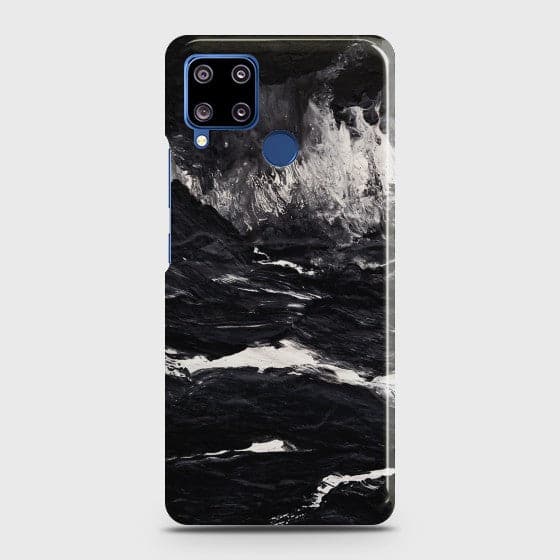 Realme C15 Black Marble Case