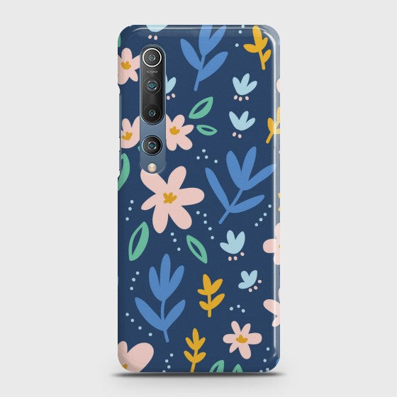 Xiaomi Mi 10 Colorful Flowers  Premium Printed hard case  CS-28718
