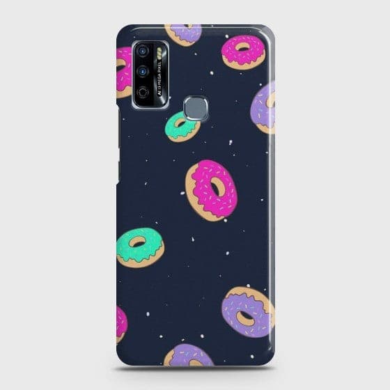 Infinix Hot 9 Play Colorful Donuts Case