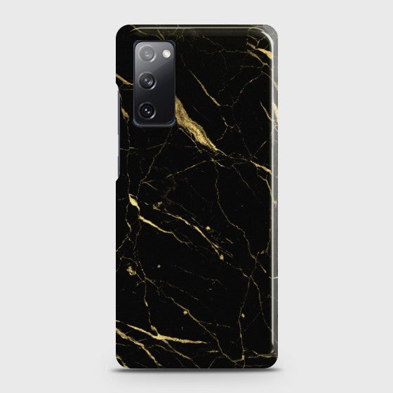 Samsung Galaxy S20 FE Classic Golden Black Marble Case