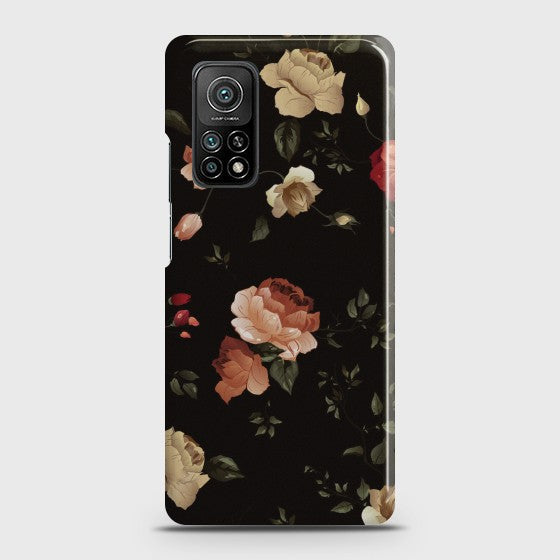 Xiaomi Mi 10T Dark Rose Vintage Flowers Case