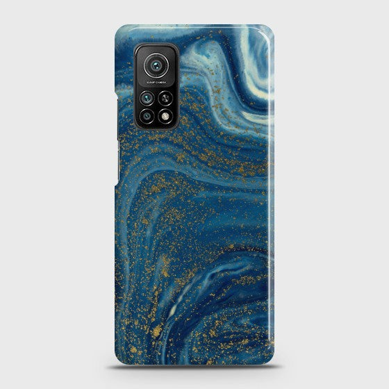 Xiaomi Mi 10T Blue Liquid Marble Case