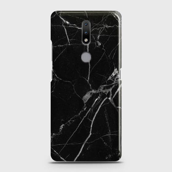 Nokia 2.4 Black Classic Marble Premium Printed Hard Case CS-28061 CS-30322