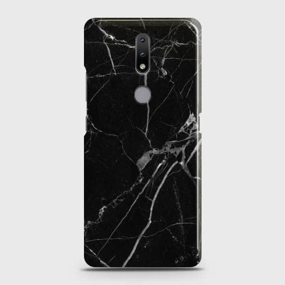 Nokia 2.4 Black Classic Marble Case