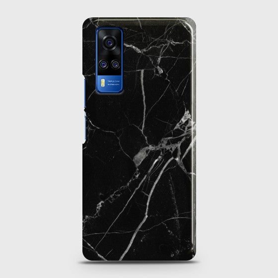 Vivo Y51 2020 Black Classic Marble Case