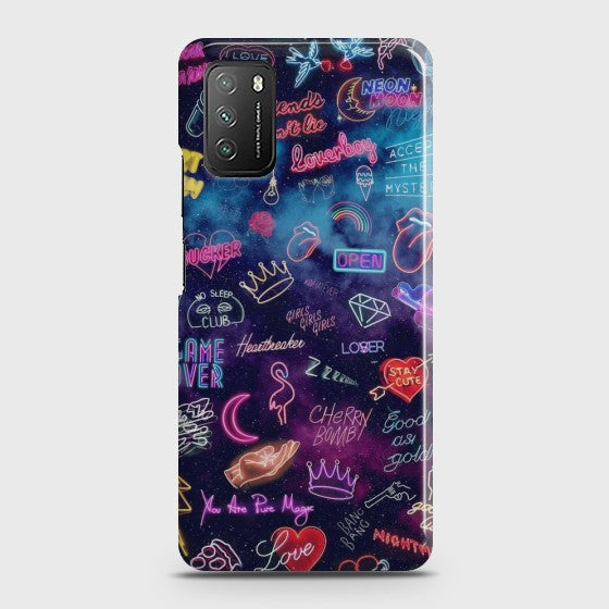 Xiaomi Poco M3 Neon Galaxy Case CS-802