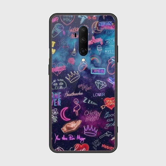 OnePlus 7T Pro Neon Galaxy Case