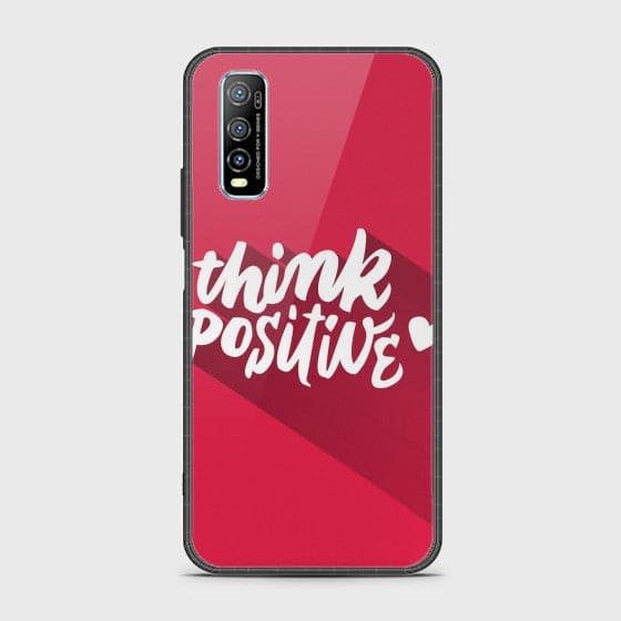 Vivo Y70s Think Positive Glass Customized Case
