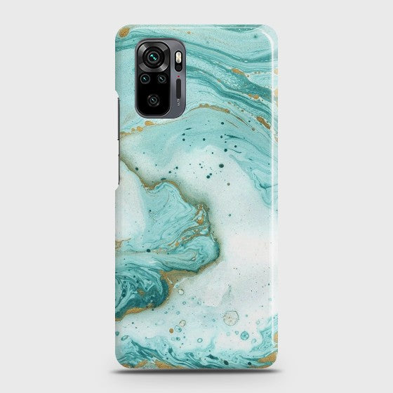 Redmi Note 10 Pro Max Aqua Blue Marble Case