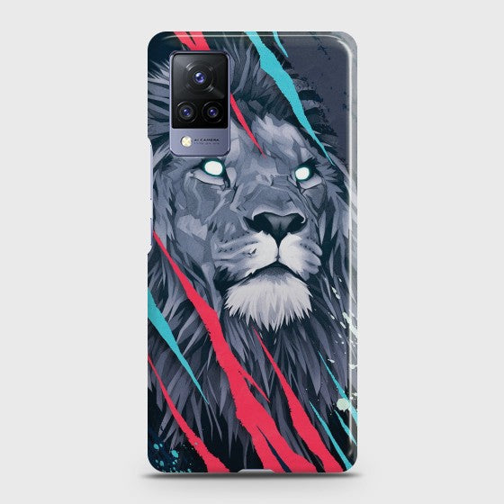 VIVO V21 Abstract Animated Lion Customized Case