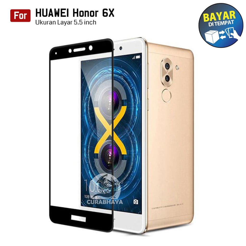 Honor 6x Full Edges to Edge Gorilla Tempered Glass Protector