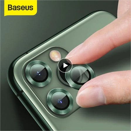 For iPhone 11 Baseus 0.4mm Rear Camera Ring Camera Lens Screen Protectors