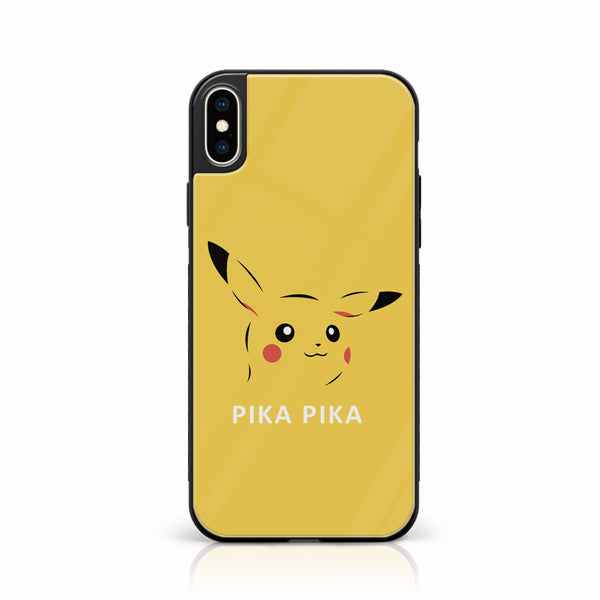 iPhone XS Max Cartoon Series  Premium Metal Printed soft Bumper shock Proof Case