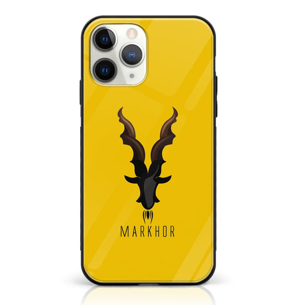 iPhone 11 Pro Max - Markhor Design 1 - Premium Printed Metal soft Bumper shock Proof Case CS-21102