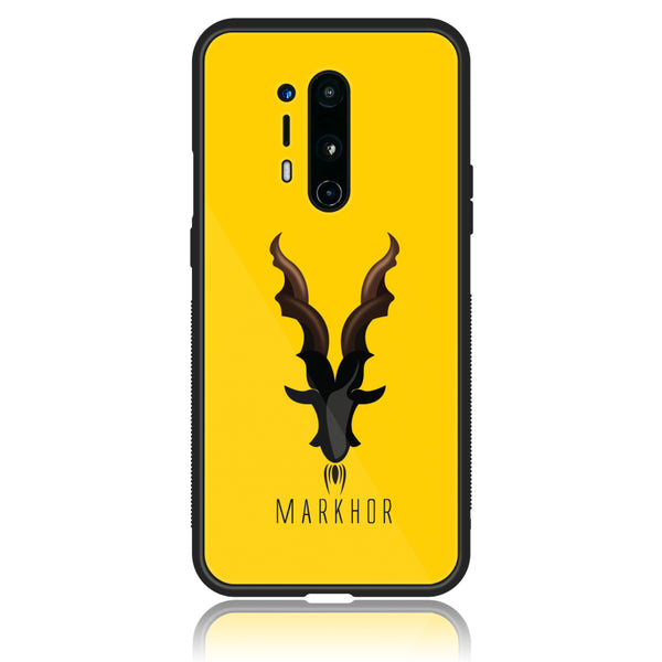 OnePlus 8 Pro - Markhor Design 1- Premium Metal Printed soft Bumper Shock Proof Case CS-10750