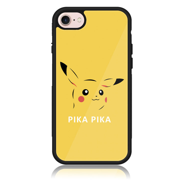 iPhone 7 /8 / SE 2020 - Cartoon Design 1 -  Premium Printed Glass soft Bumper shock Proof Case  CS-25495