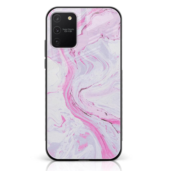 Galaxy S10 Lite - Pink Marble Design 1 - Premium Printed Glass soft Bumper shock Proof Case CS-42033