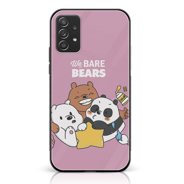 Samsung Galaxy A53 Cartoon S2 Soft Bumper shock Proof Glass Case CS-20729