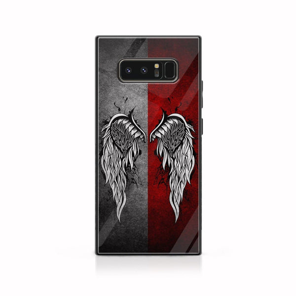 Samsung Galaxy Note 8 Angle Wing S2 Soft Bumper shock Proof Glass Case CS-1101