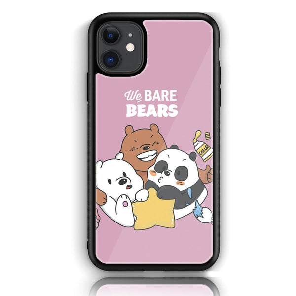 iPhone 12 Mini Cartoon Design 2  Premium Metal Printed soft Bumper shock Proof Case CS-36641