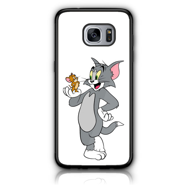 Samsung Galaxy S7 Edge - Cartoon  Design 3 - Premium Printed Glass soft Bumper shock Proof Case  CS-24702