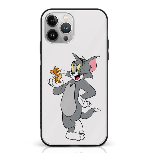 iPhone 12 Pro Max - Cartoon Design 3 - Premium Metal Printed soft Bumper shock Proof Case CS-18426