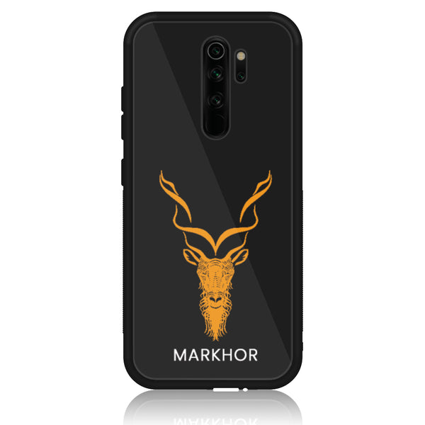 Xiaomi Redmi Note 8 Pro - Markhor  Design 3 - Premium Printed Glass soft Bumper shock Proof Case CS-15618